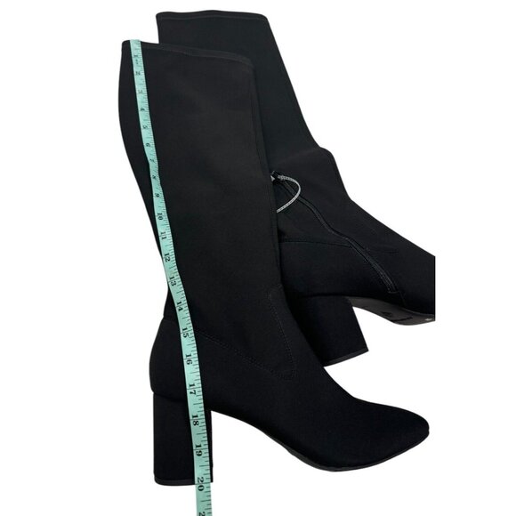 Donald Pliner Size 11 Women's Cassidy Crepe Elastic Tall Shaft Boot Black - Picture 14 of 14